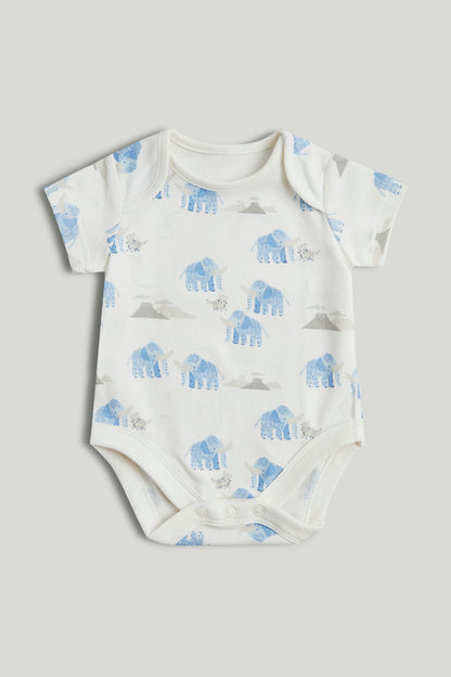 5 Pack My First Short-Sleeved Bodysuits