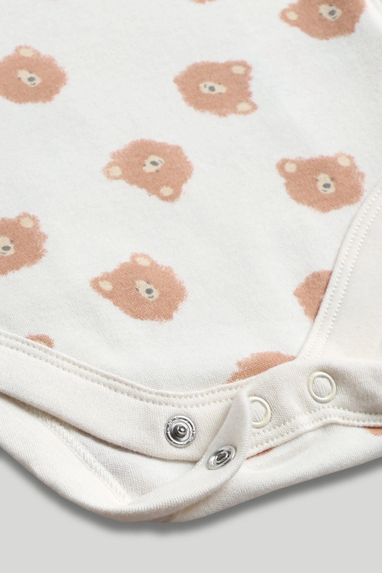 5 Pack Teddy Long-Sleeved Bodysuits