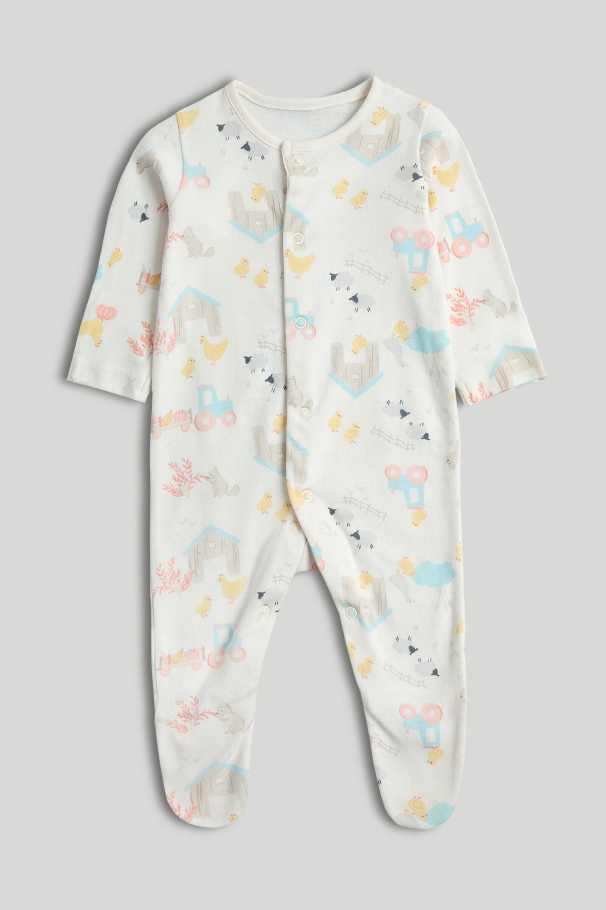 3 Pack Tractor Sleepsuits