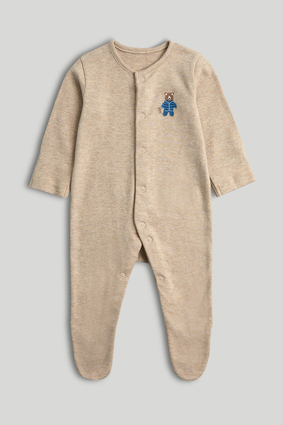 3 Pack Teddy Sleepsuits