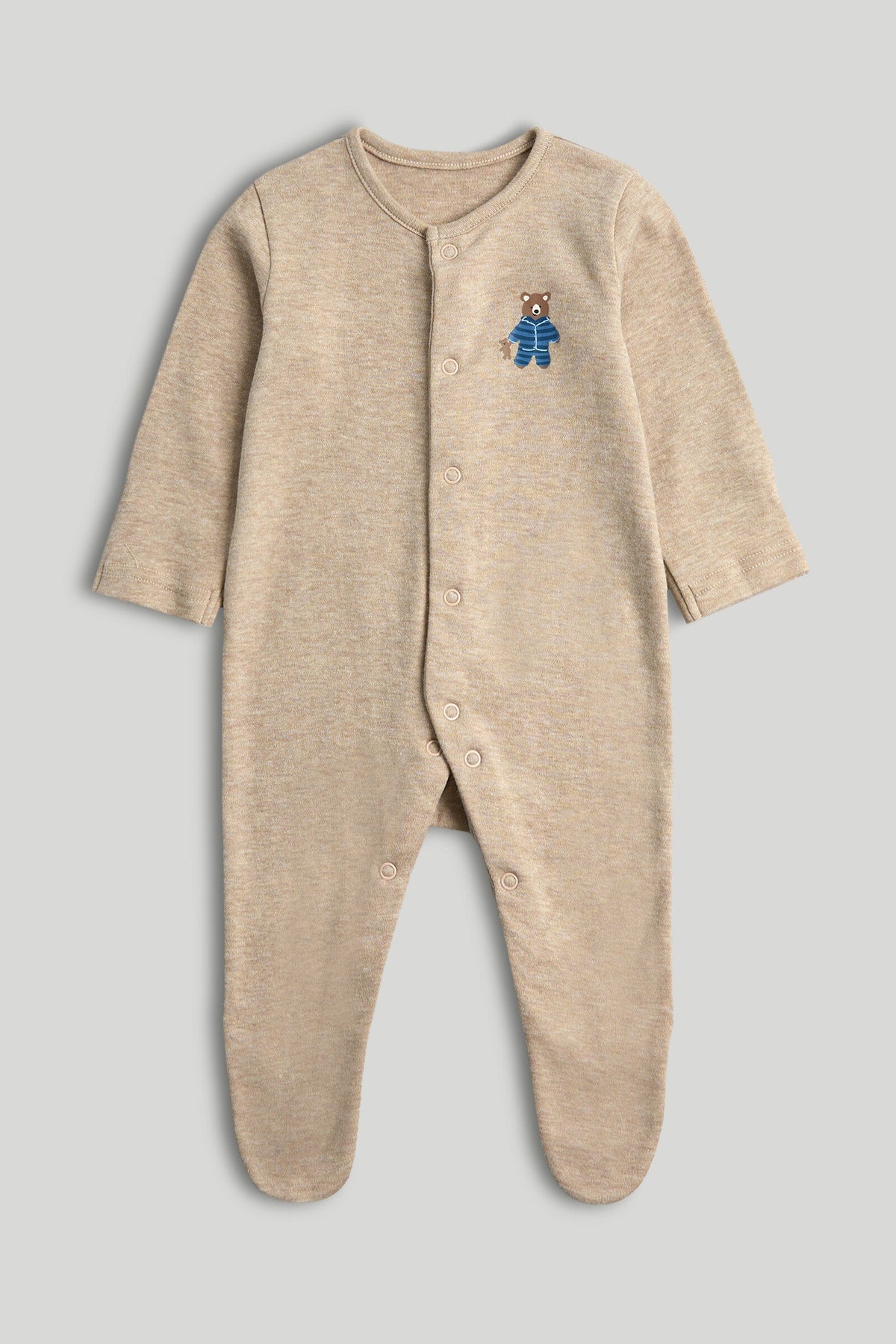 3 Pack Teddy Sleepsuits
