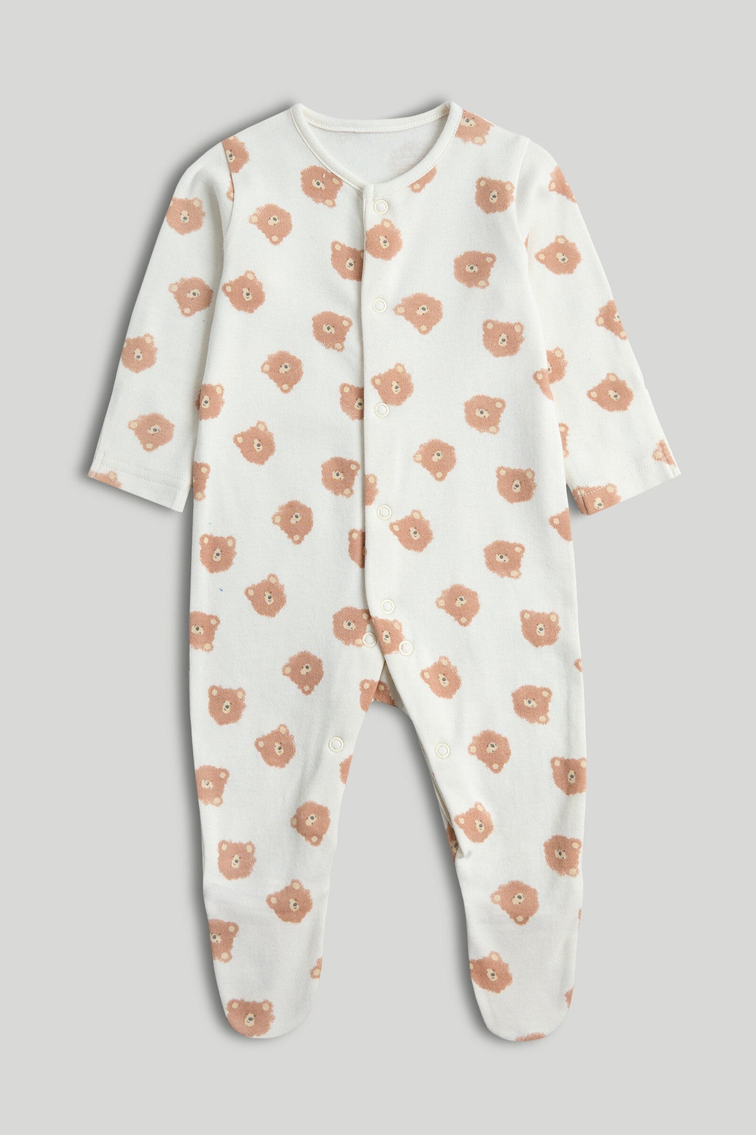 3 Pack Teddy Sleepsuits
