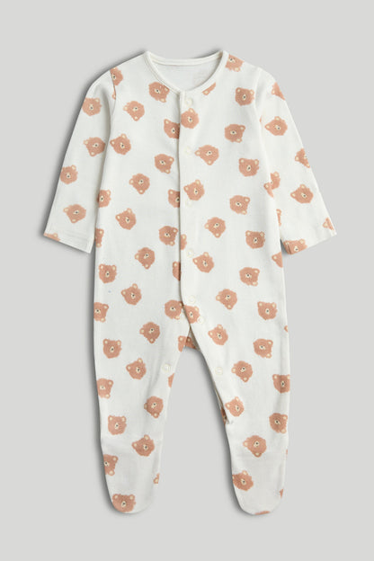 3 Pack Teddy Sleepsuits