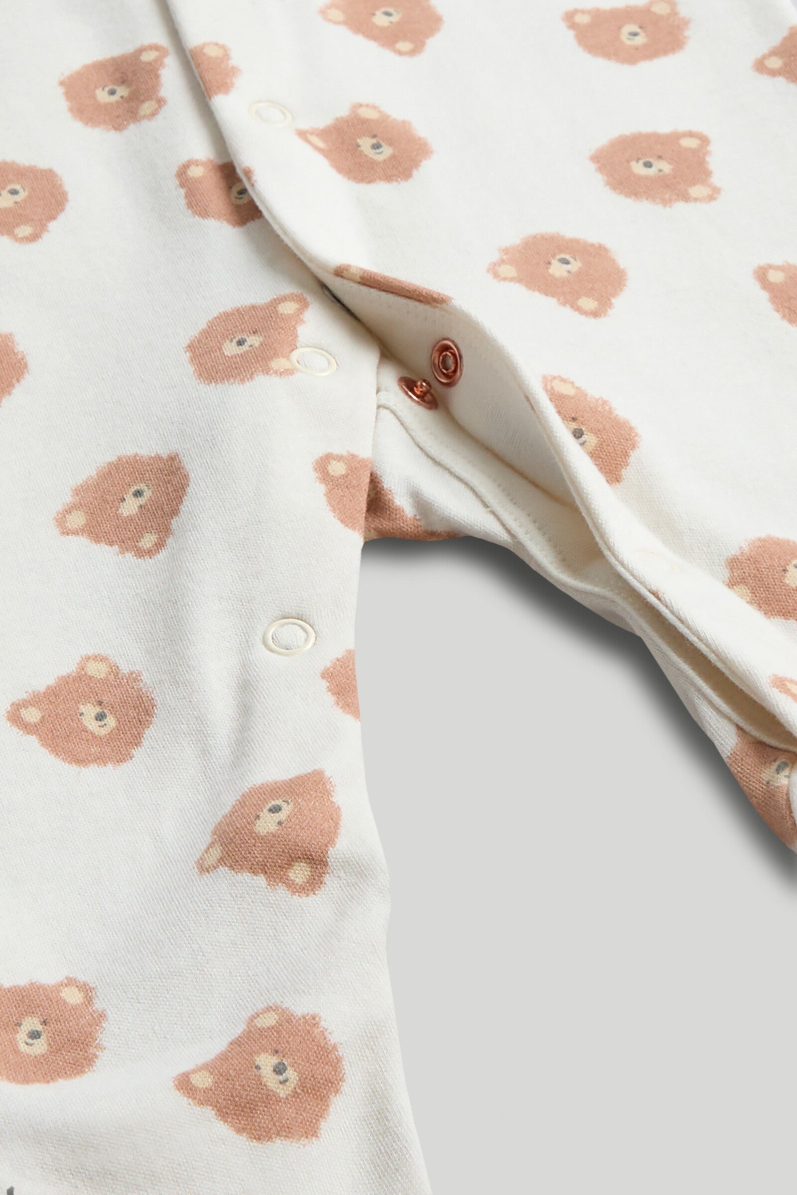 3 Pack Teddy Sleepsuits