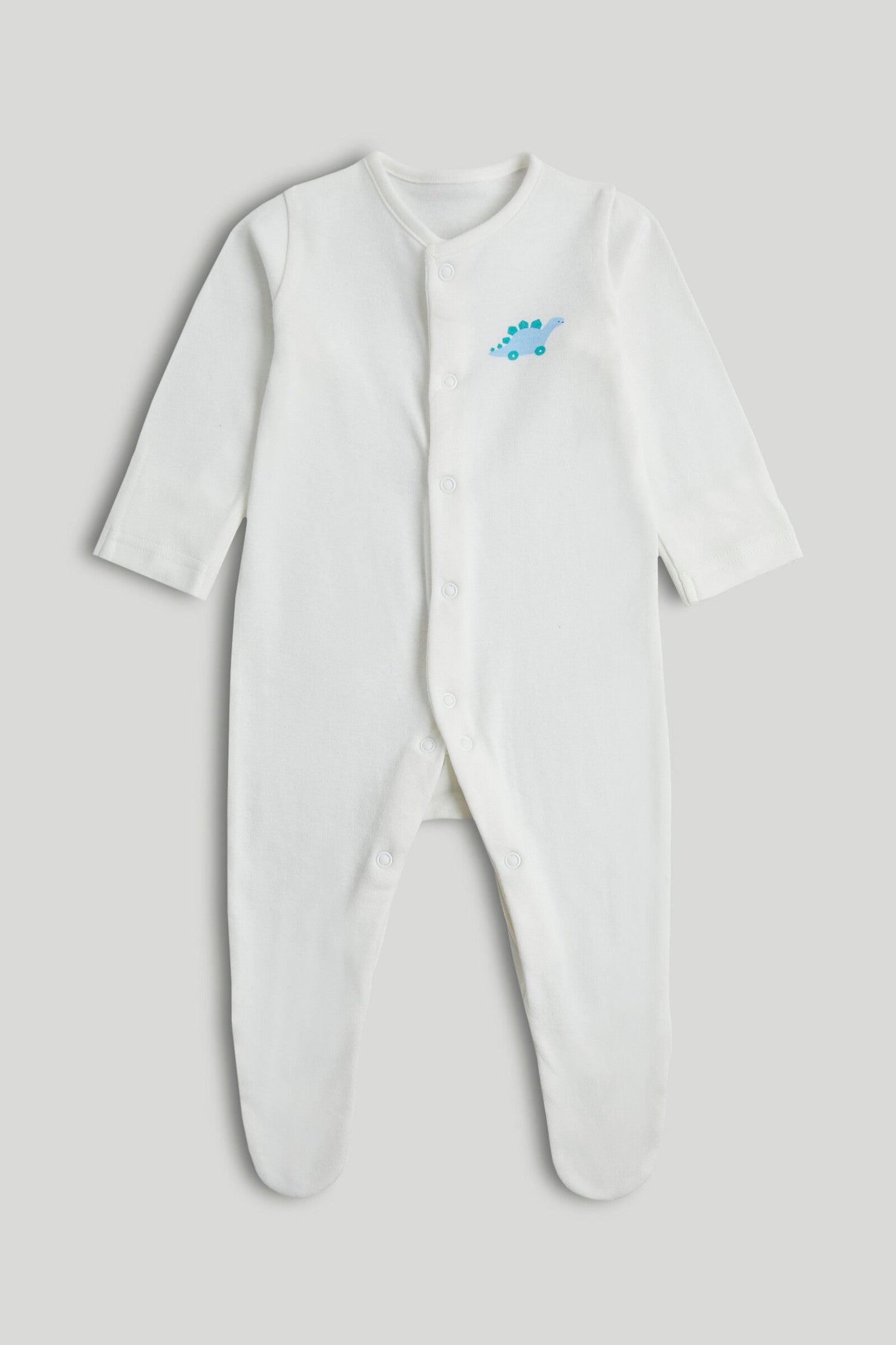 3 Pack Dinosaur Sleepsuits