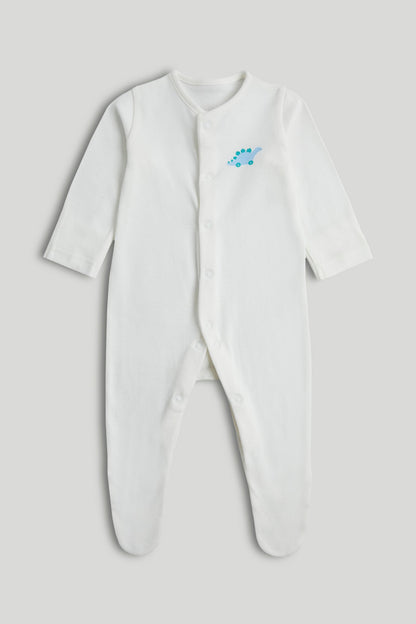 3 Pack Dinosaur Sleepsuits