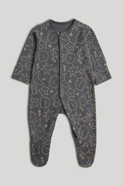 3 Pack Space Sleepsuits