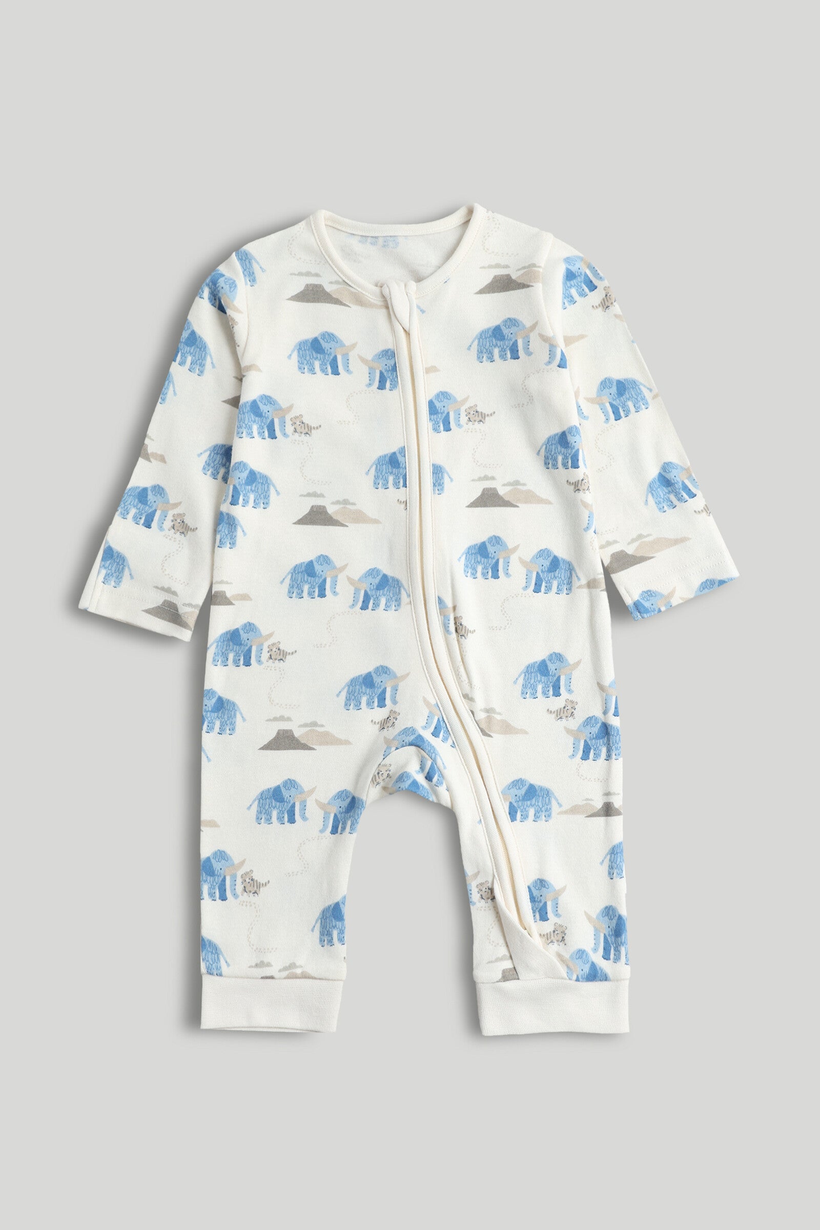 3 Pack My First Zip-Up Sleepsuits