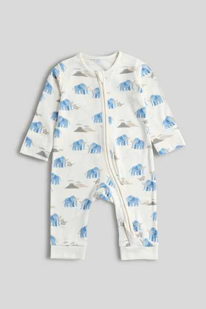 3 Pack My First Zip-Up Sleepsuits