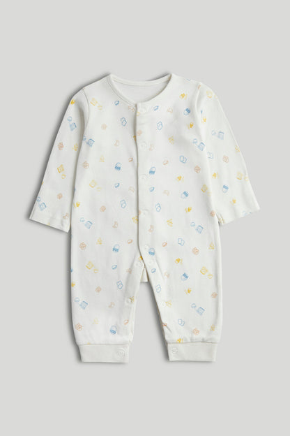 3 Pack Breakfast Footless Sleepsuits
