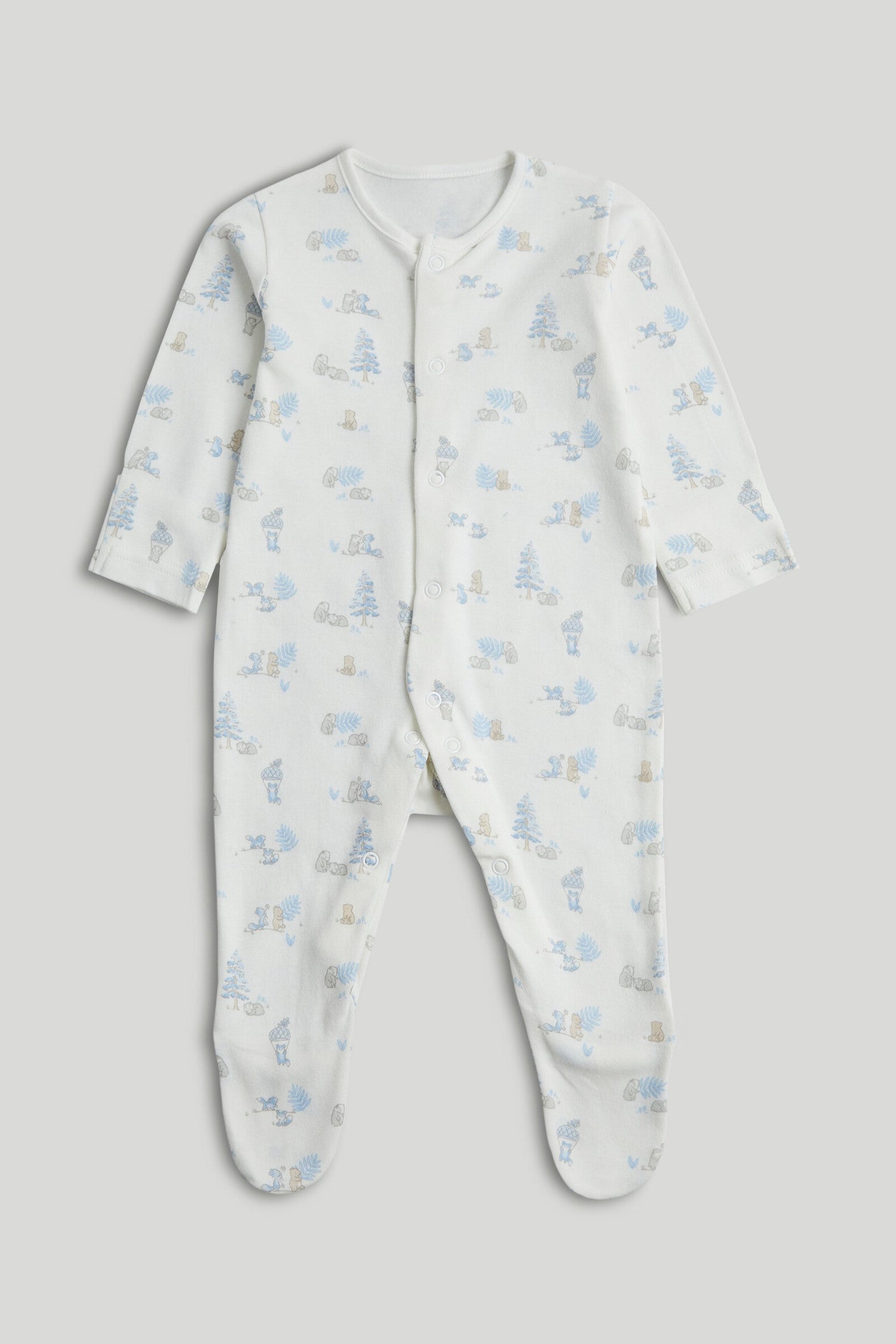 3 Pack My First Blue Sleepsuits