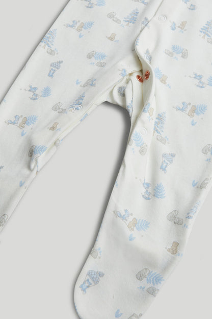 3 Pack My First Blue Sleepsuits
