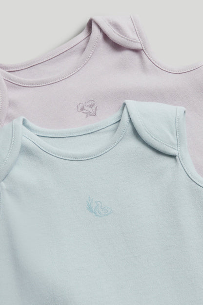 5 Pack Swan Sleeveless Bodysuits