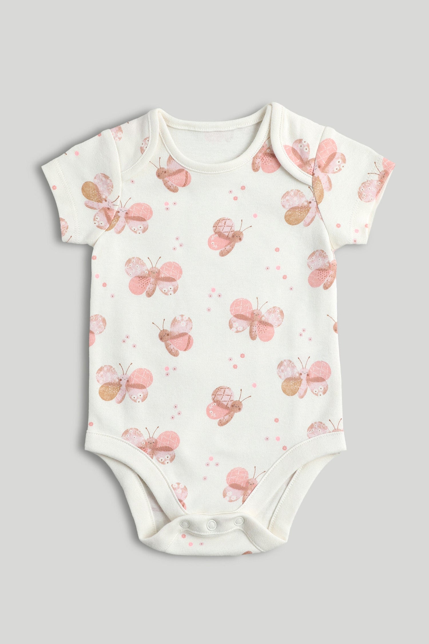 5 Pack My First Short-Sleeved Bodysuits