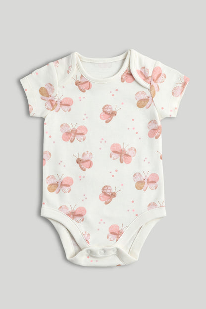 5 Pack My First Short-Sleeved Bodysuits