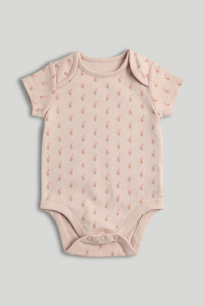 5 Pack My First Short-Sleeved Bodysuits