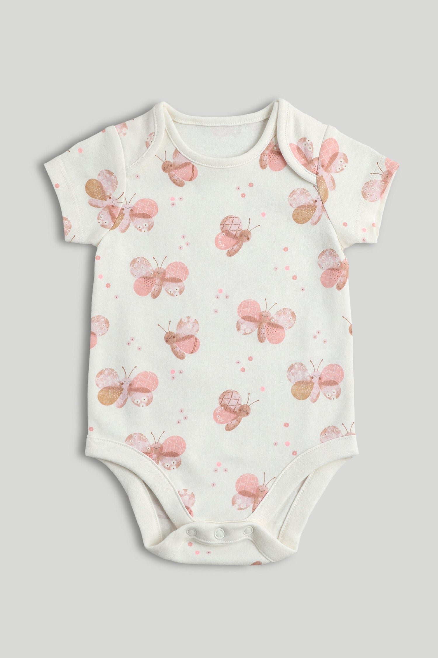 5 Pack My First Short-Sleeved Bodysuits