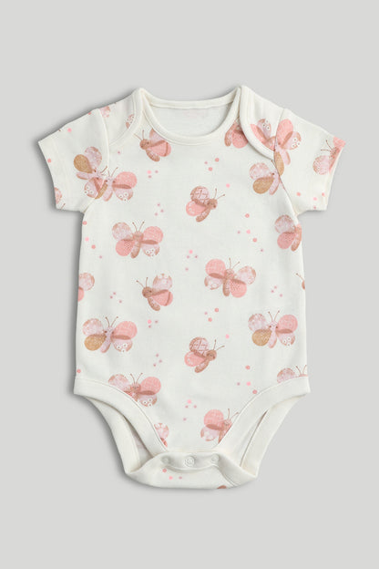 5 Pack My First Short-Sleeved Bodysuits
