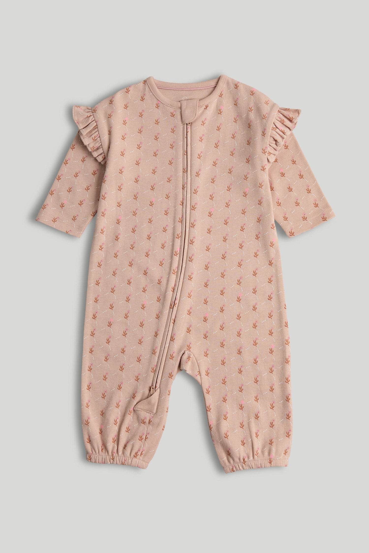 My First Zip-Up All-in-One - Pink / Up to 1 Month