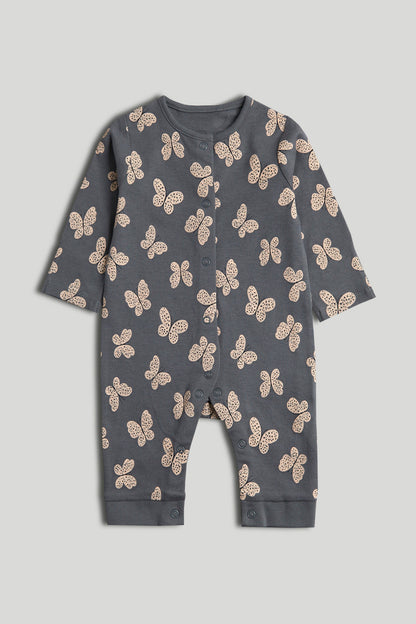 3 Pack Butterfly Footless Sleepsuits