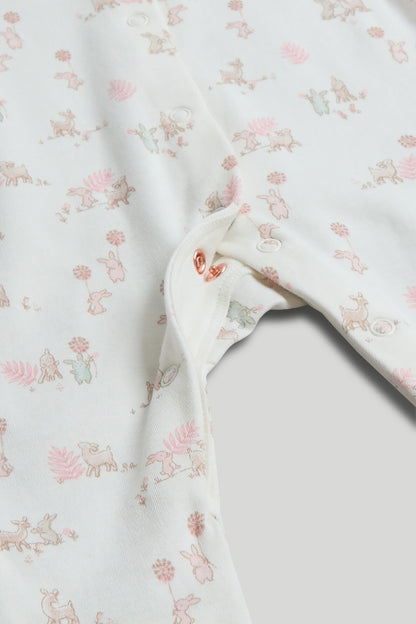 3 Pack My First Pink Sleepsuits