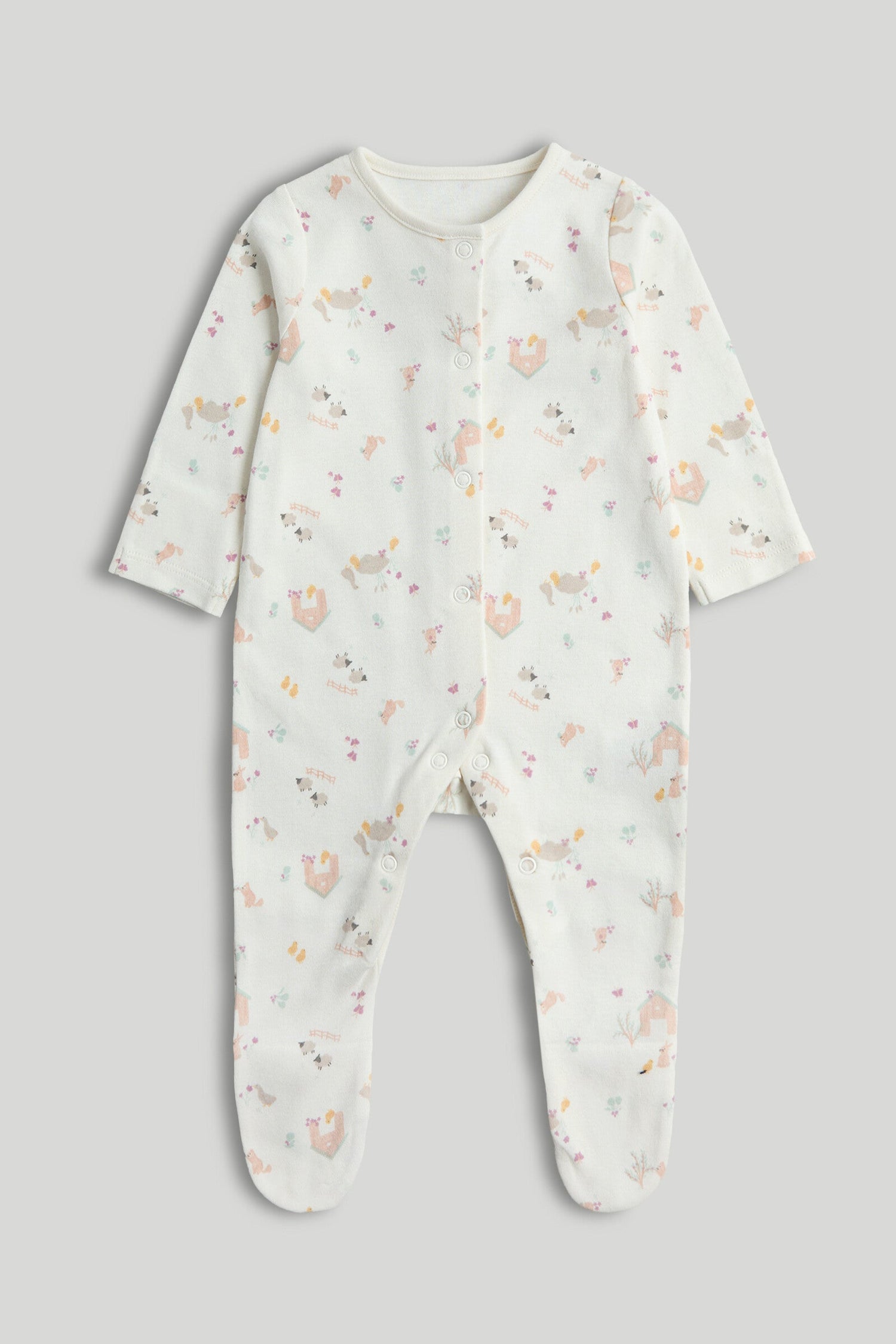3 Pack Pear Sleepsuits