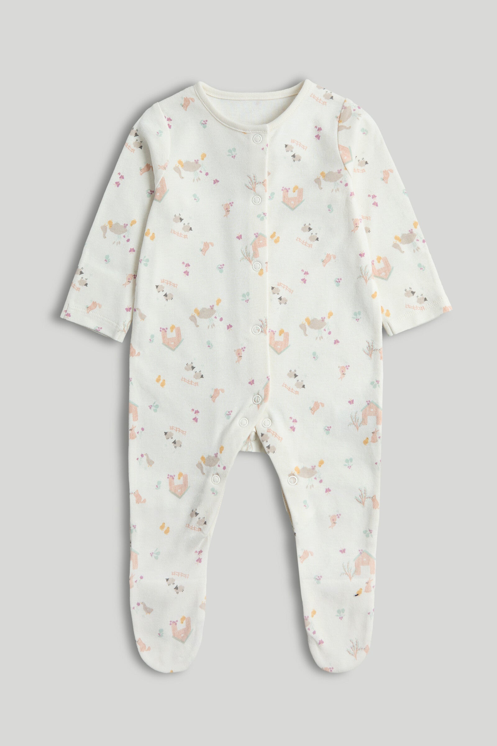 3 Pack Pear Sleepsuits