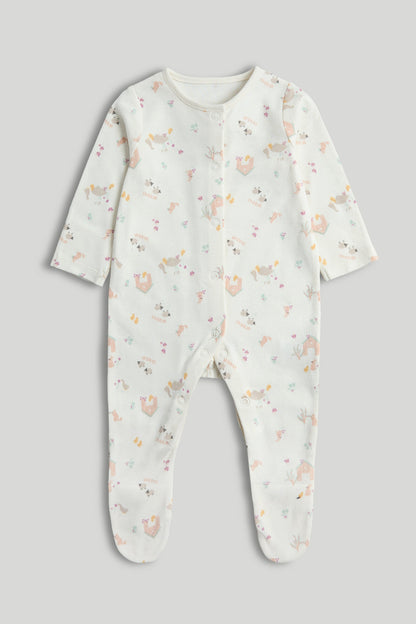 3 Pack Pear Sleepsuits