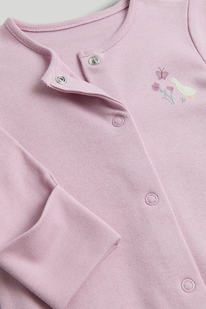 3 Pack Pear Sleepsuits