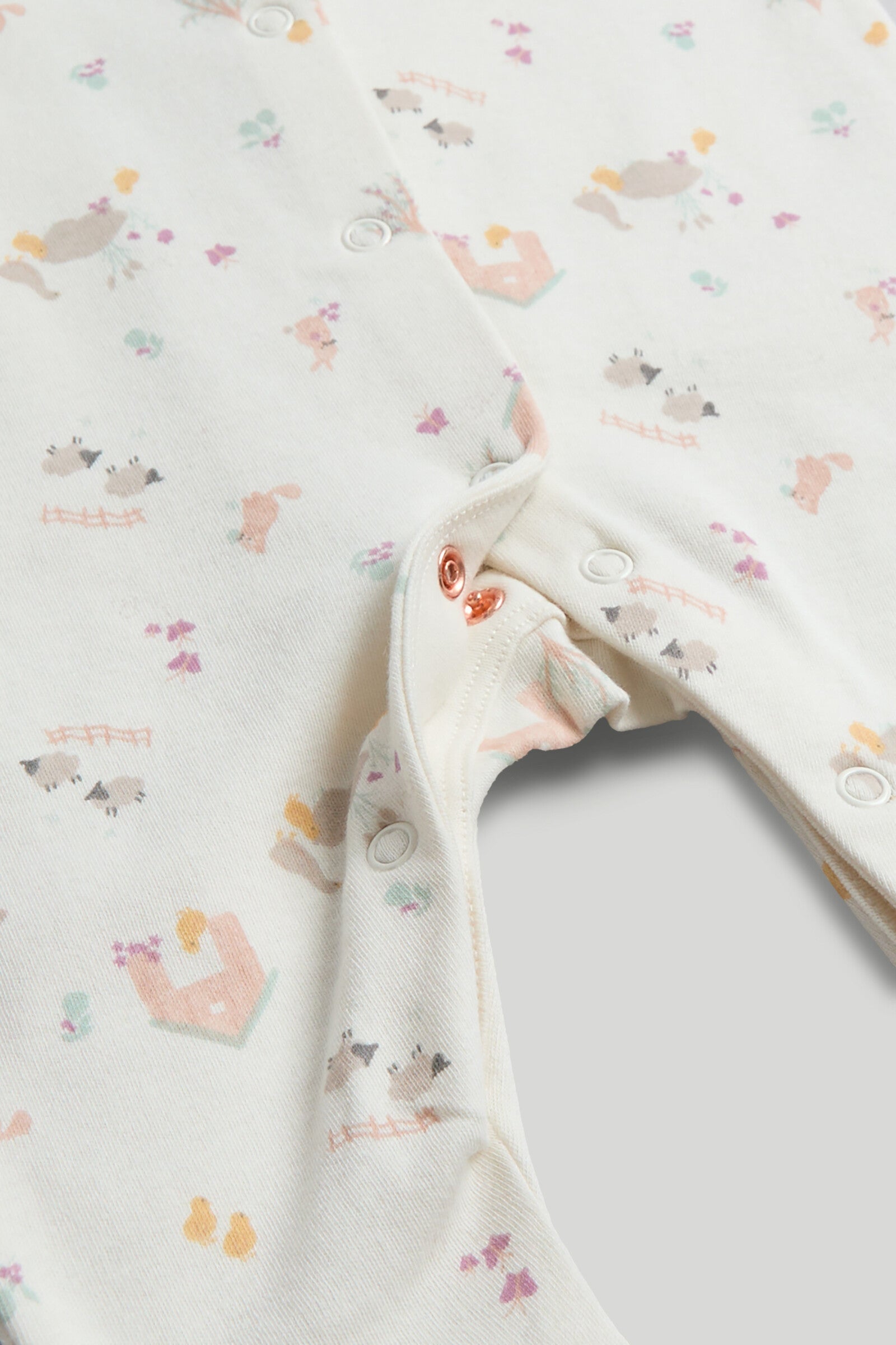 3 Pack Pear Sleepsuits