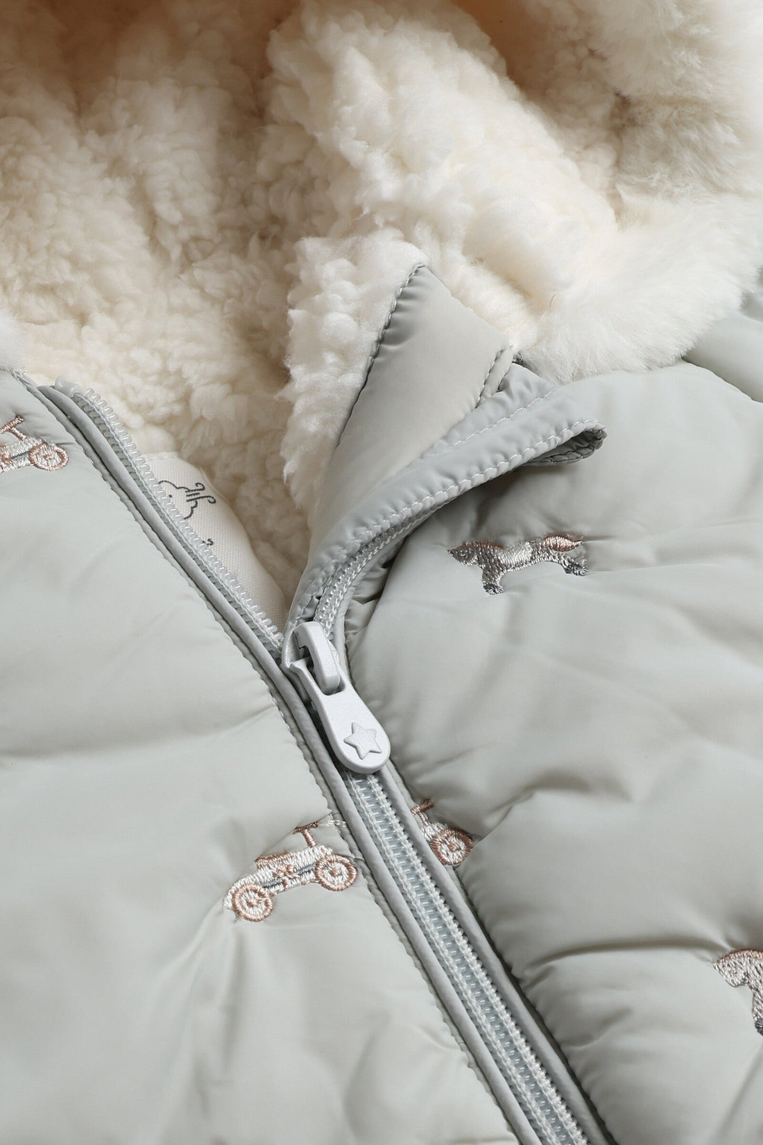 Green Embroidered Coat