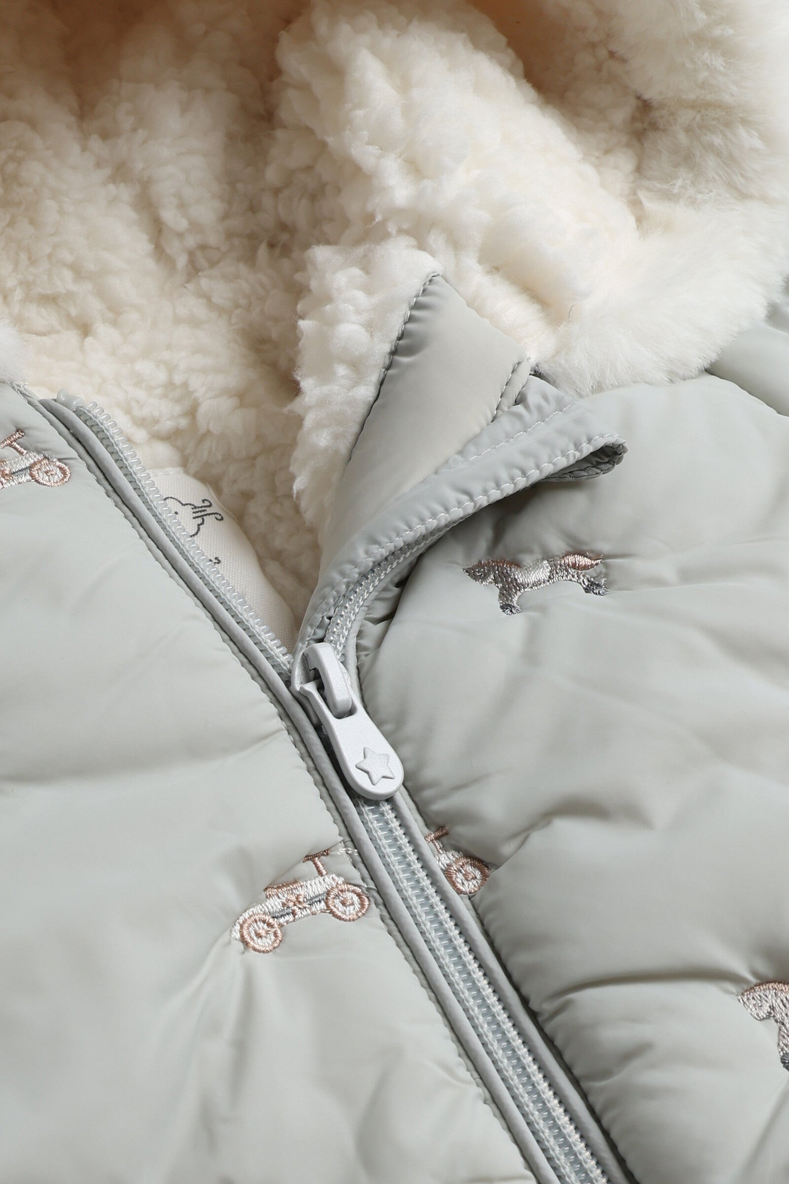 Green Embroidered Coat