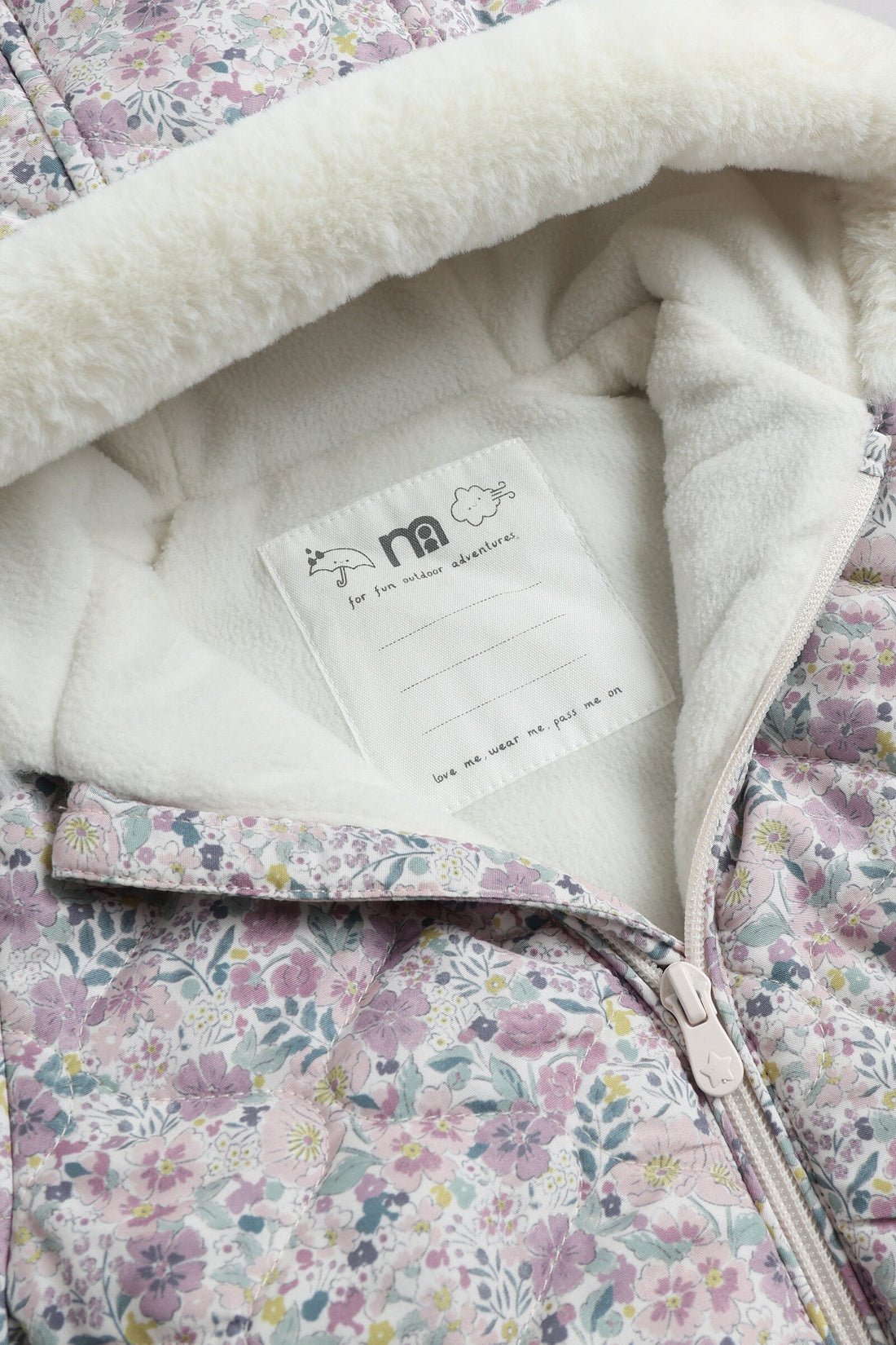 Floral Quilted Snowsuit
