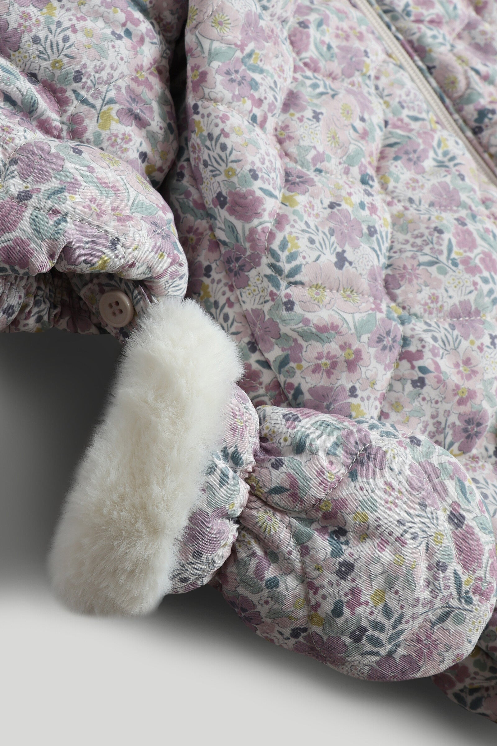 Floral Quilted Snowsuit