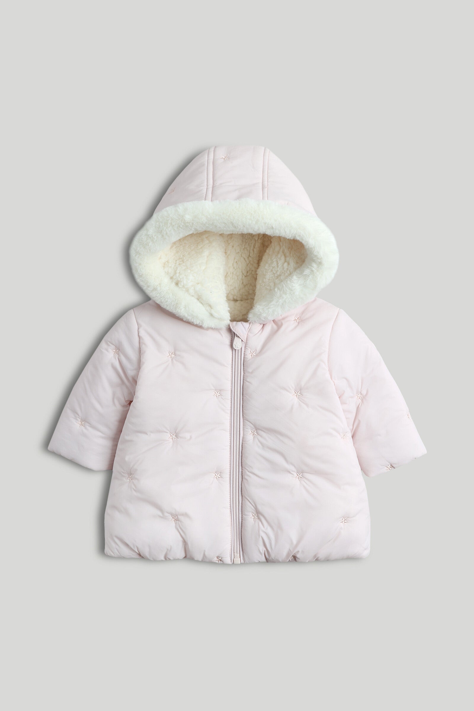 Pink Quilted Coat - Pink / 12-18 Months