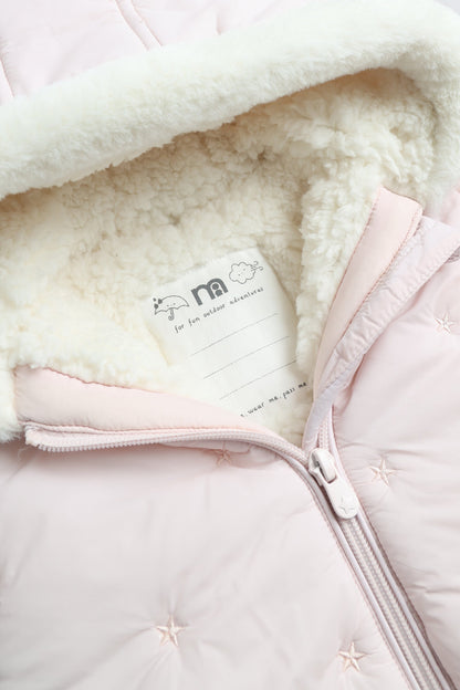Pink Quilted Coat