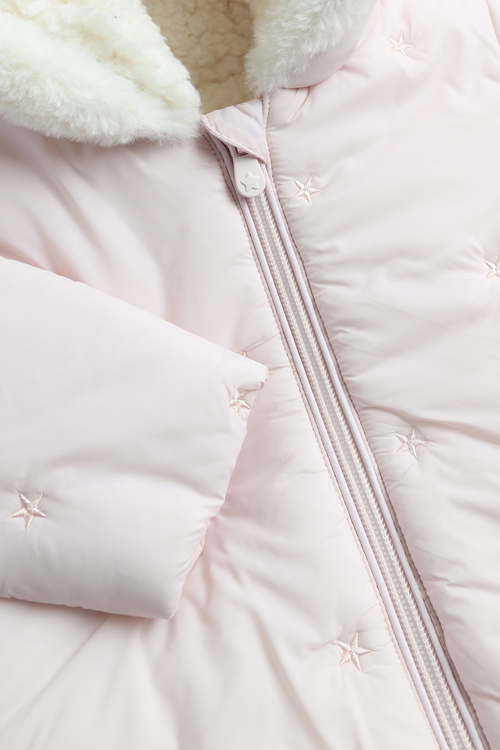 Pink Quilted Coat