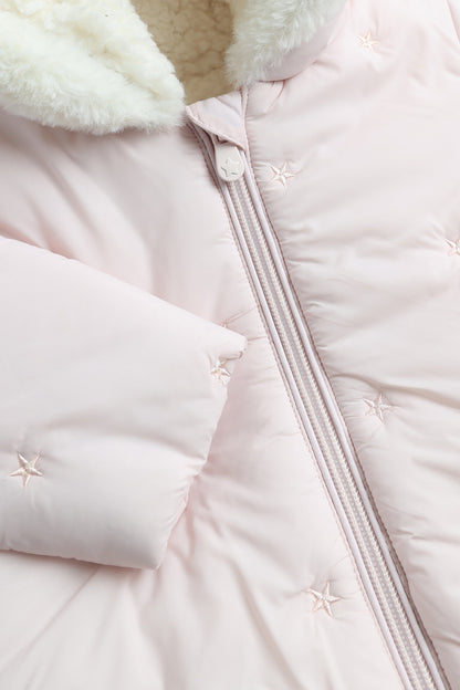 Pink Quilted Coat