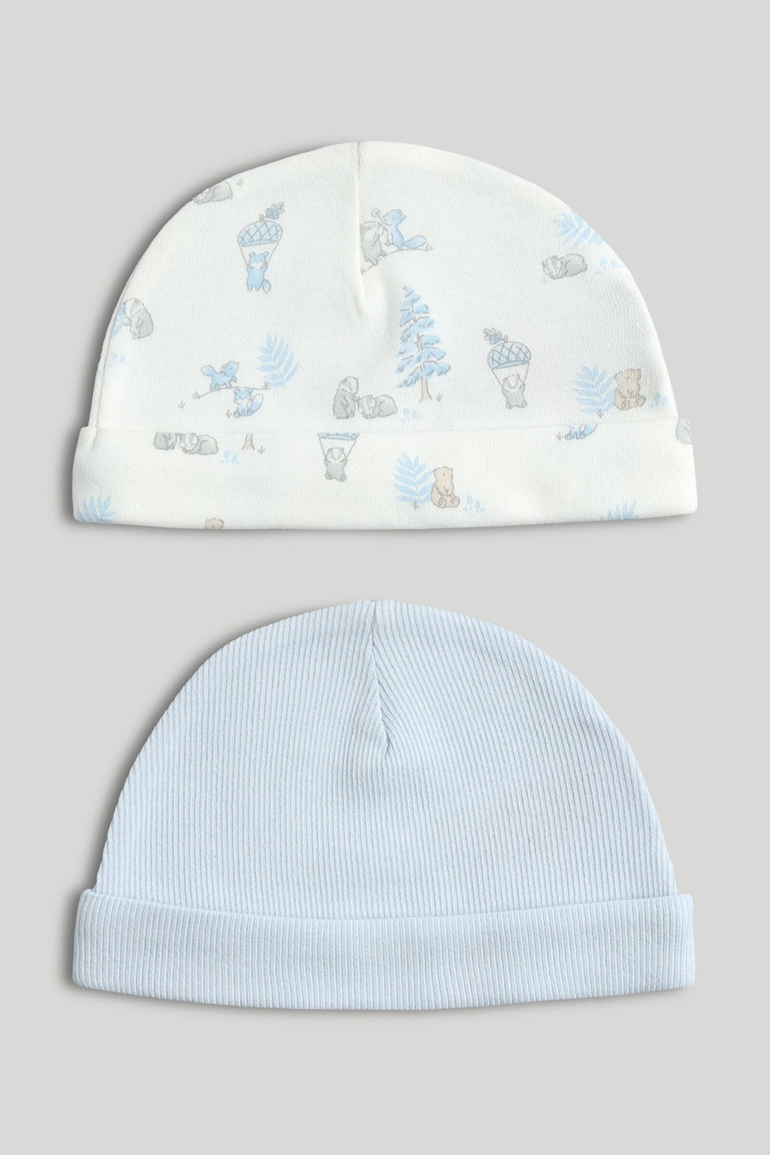 2 Pack My First Blue Baby Hats - Multicolor / 6-12 Months