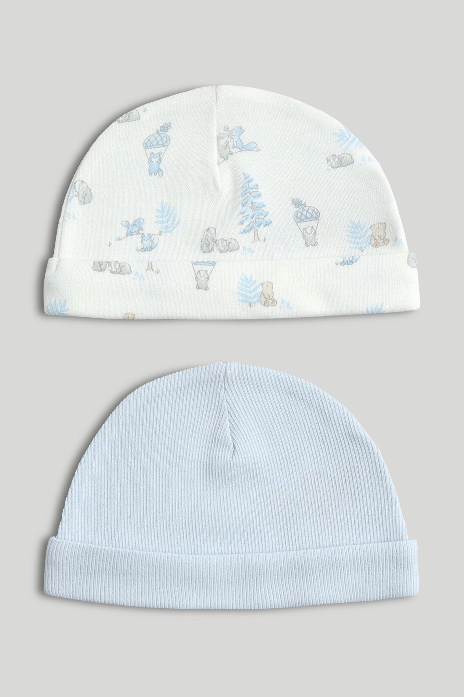 2 Pack My First Blue Baby Hats - Multicolor / 6-12 Months