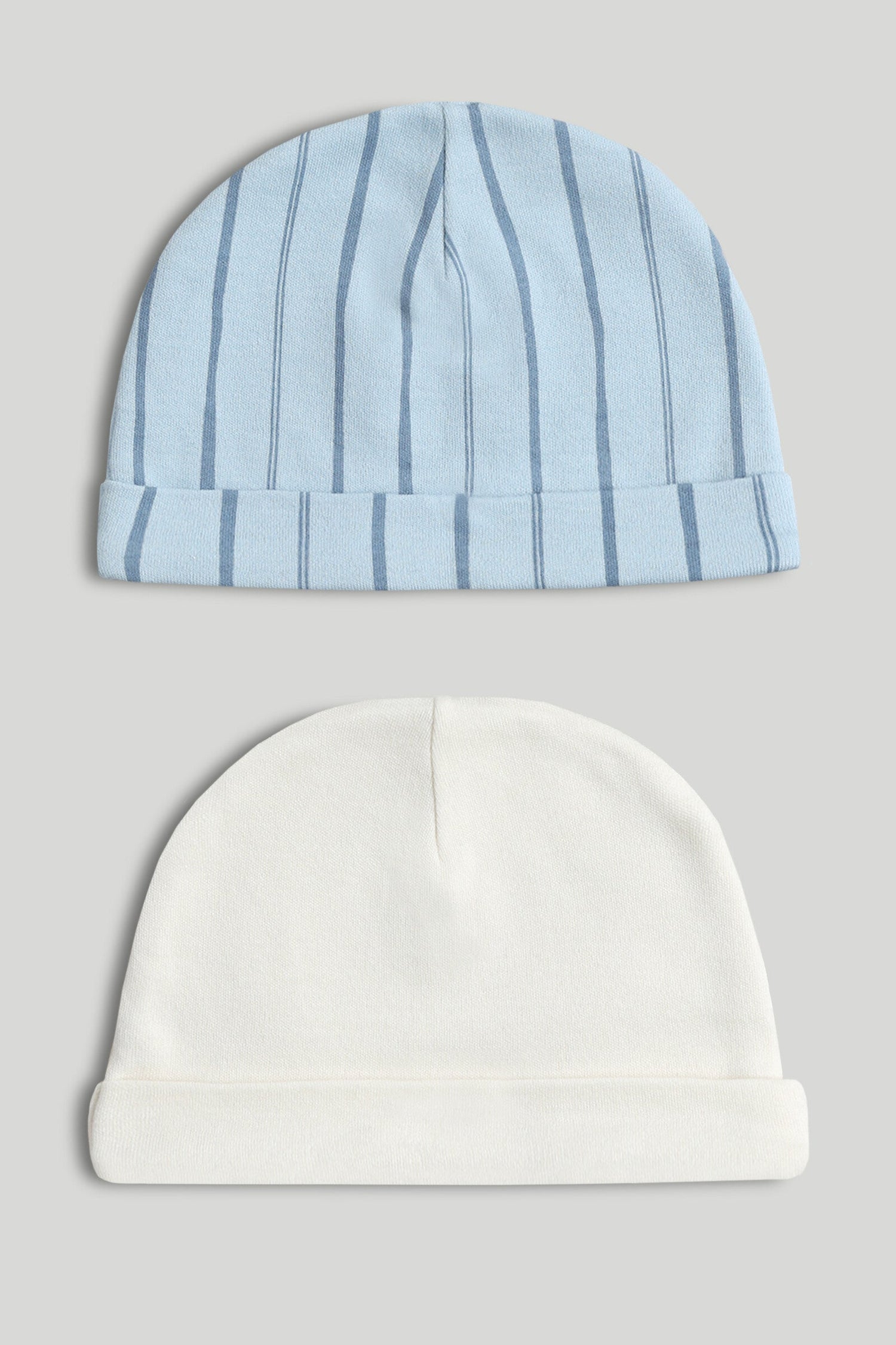 2 Pack My First Blue Baby Hats - Multicolor / 1-3 Months
