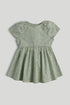 Green Cotton Dress - Green / 12-18 Months