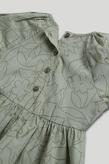 Green Cotton Dress