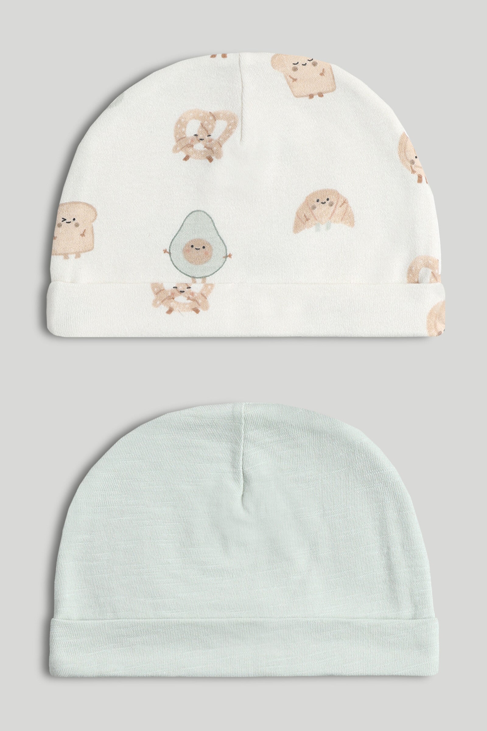 2 Pack My First Baby Hats - Multicolor / 1-3 Months