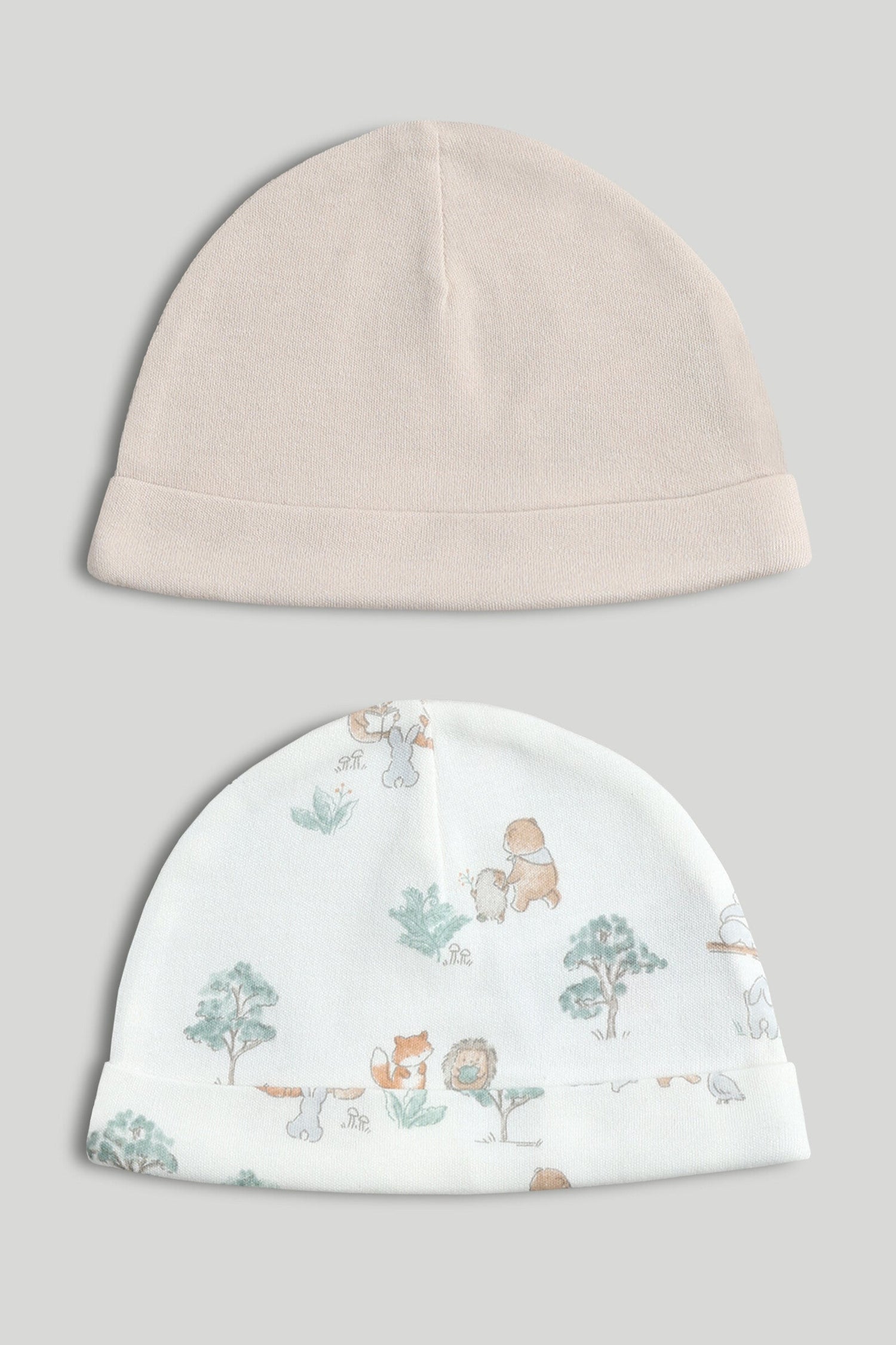 2 Pack My First Baby Hats - Multicolor / 6-12 Months