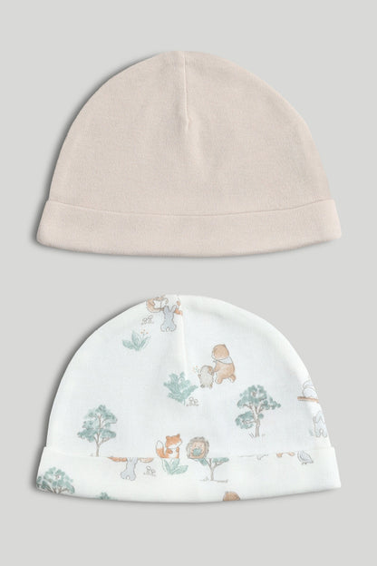 2 Pack My First Baby Hats - Multicolor / 6-12 Months