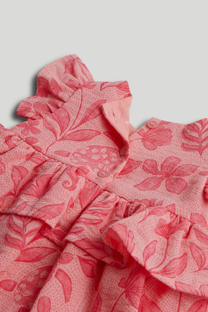 Pink Dress, Knickers and Cardigan Outfit