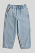 Wide-Leg Denim Jeans - Light Blue / 9-10 Years
