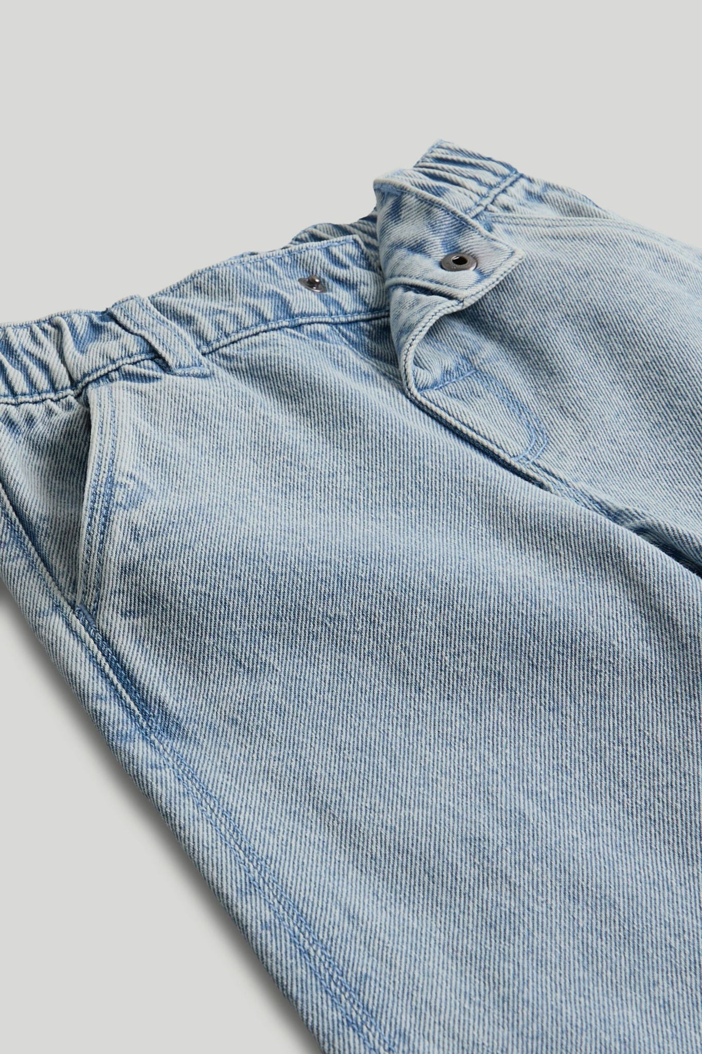 Wide-Leg Denim Jeans