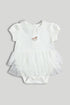 White Tutu Bodysuit - White / Up to 1 Month